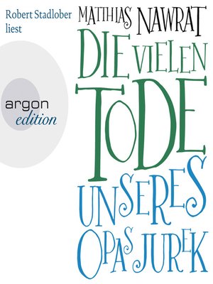cover image of Die vielen Tode unseres Opas Jurek